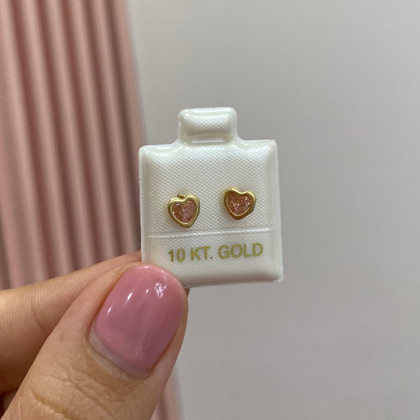 Broquel Corazón Bisel Rosa