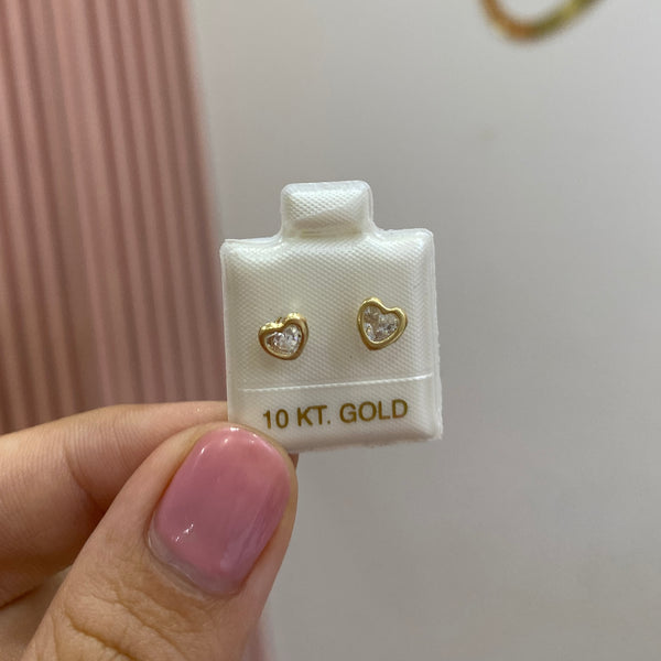 Broquel Corazón Bisel Blanco