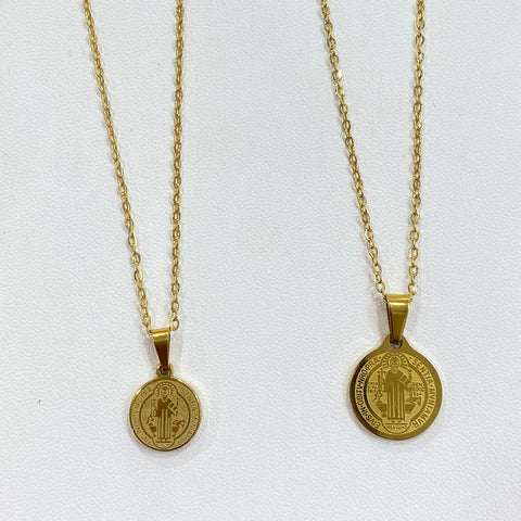 Collar Medalla San Benito