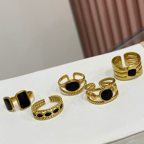 Mix Anillos Negro