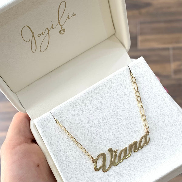 Collar Nombre Oro 10K