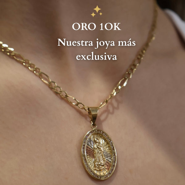 Medalla Virgen Ovalo Cartier 4