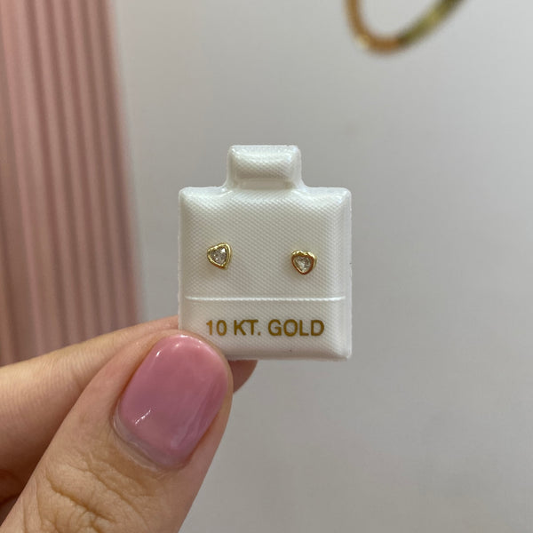 Broquel Corazón Bisel Blanco