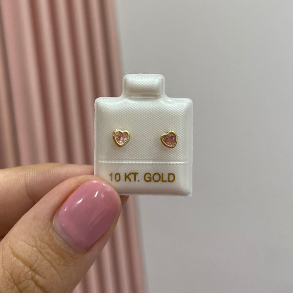 Broquel Corazón Bisel Rosa