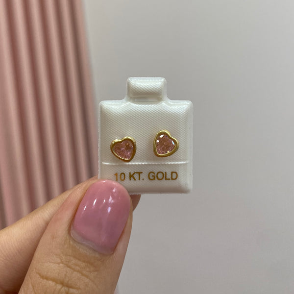 Broquel Corazón Bisel Rosa