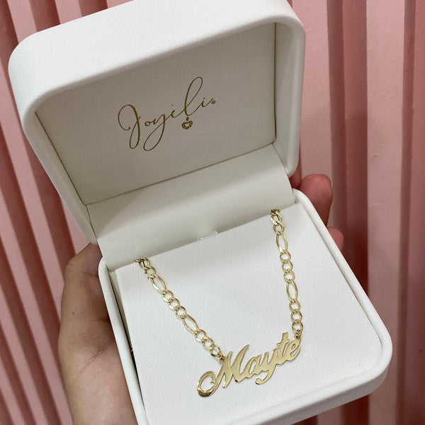 Collar Nombre Oro 10K