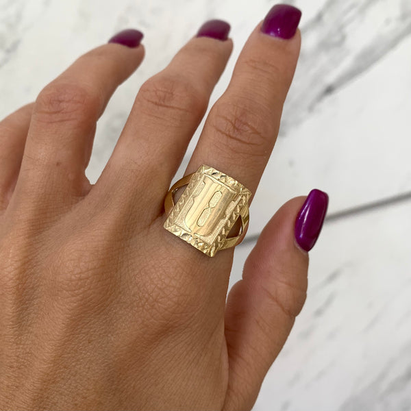 Anillo Personalizado Inicial