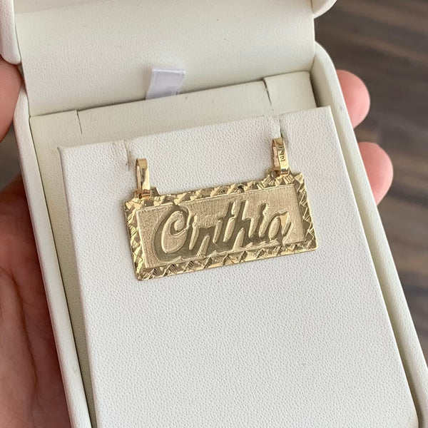 Dije Placa Nombre