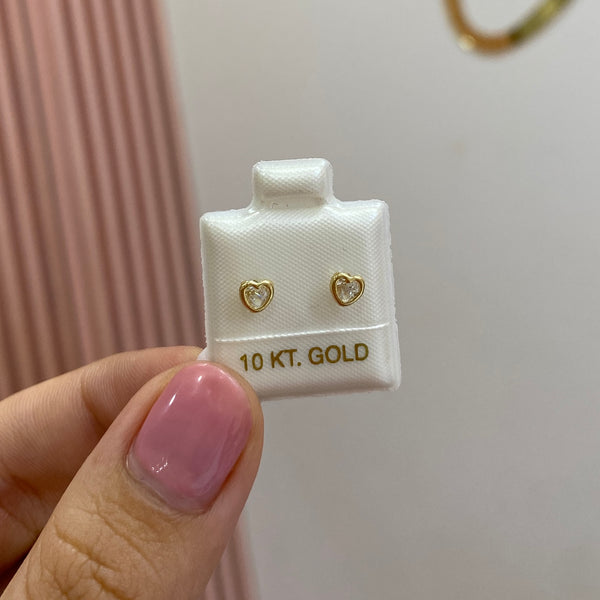 Broquel Corazón Bisel Blanco