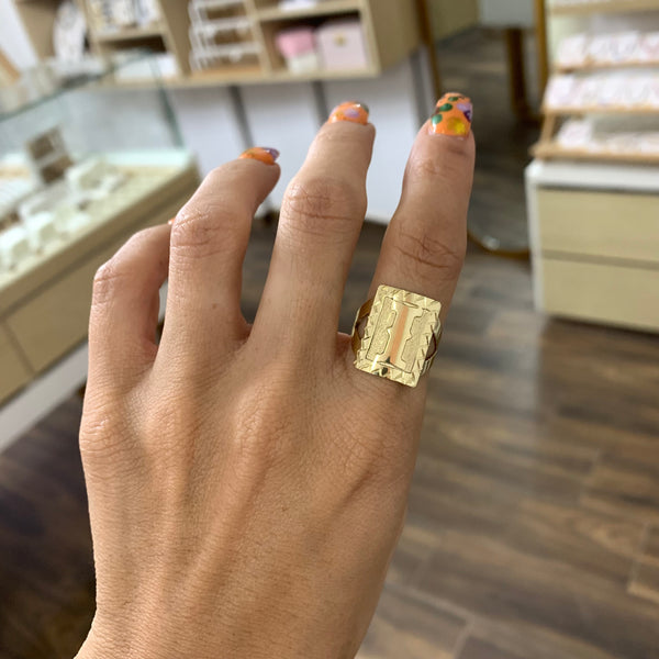 Anillo Personalizado Inicial