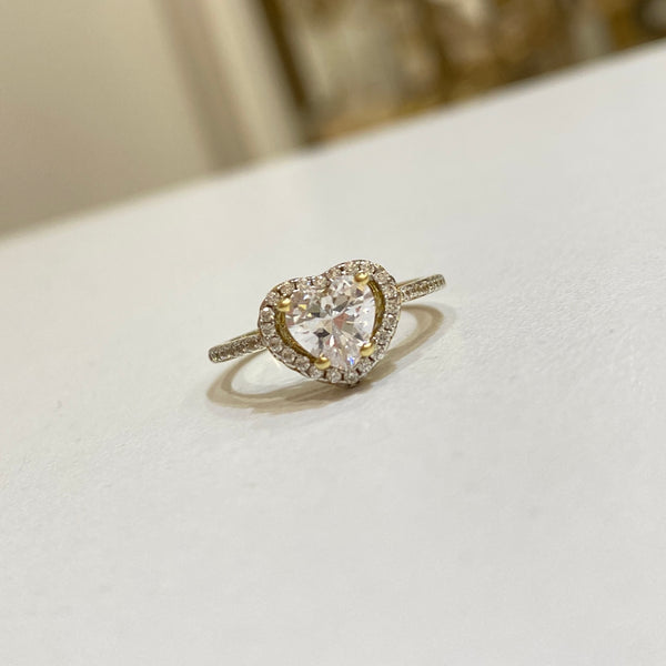 Anillo Corazón Doble