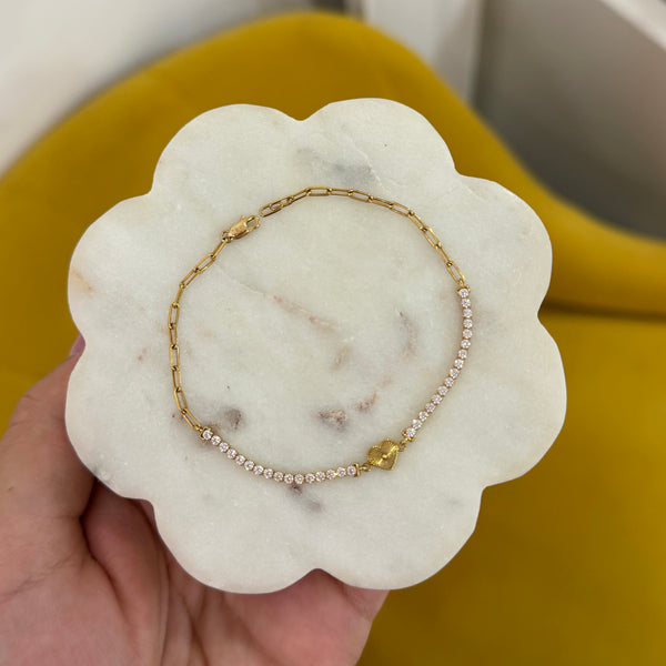 Pulsera Rectos Corazón
