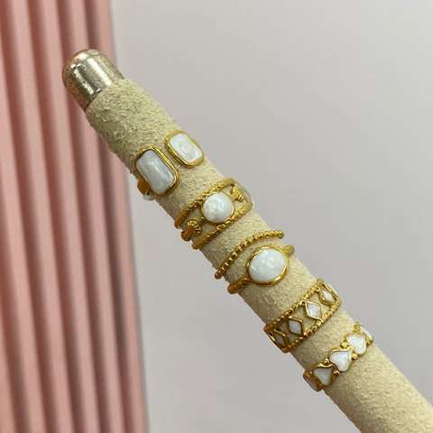 Mix Anillos Blanco