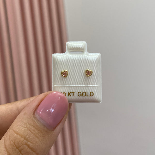 Broquel Corazón Bisel Rosa