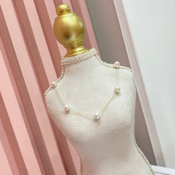 Choker Perlas