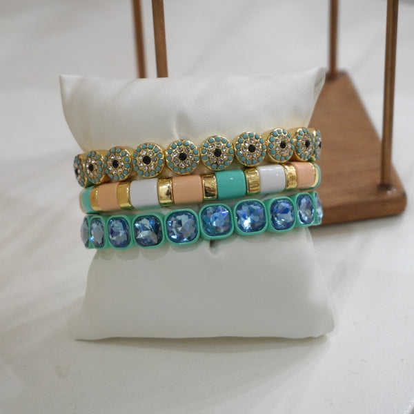 Mix Pulseras Lau Aqua