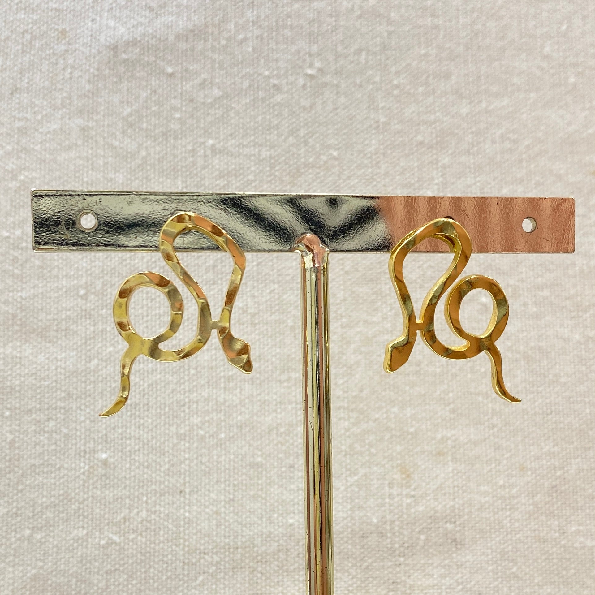 Aretes serpiente