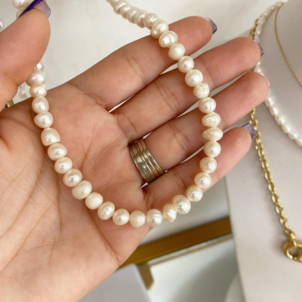 Choker Perlas